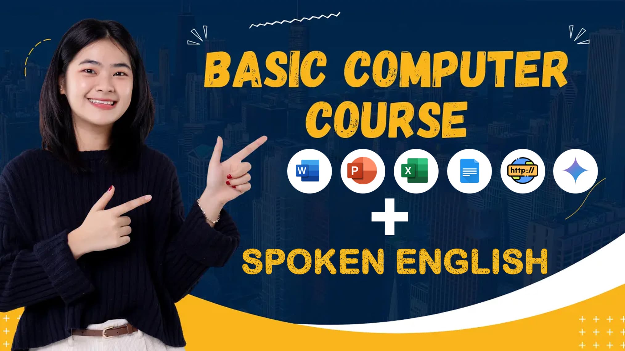 Basic Computer With Spoken English